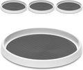 Rotating Organizer Tray 3-Pack for Kitchen Cabinets, Pantry, Refrigerator & Countertop Storage | DISHLINES
